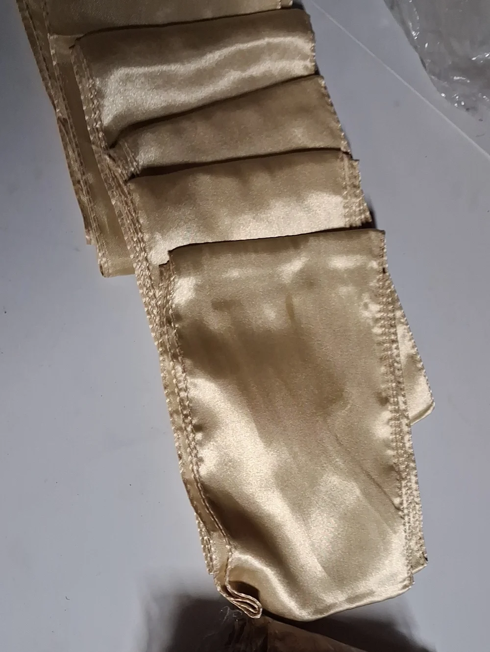 NWT 50 Satin Gold Sashes, Universal Uses